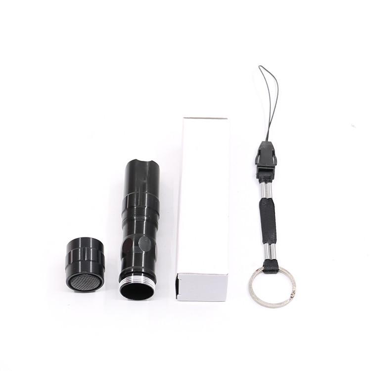 LED Mini Aluminum Alloy Flashlight – High-Brightness, Custom Logo, Single AA Battery Gift Box