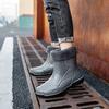 2024 Neue Outdoor Freizeit Herren Warme Knöchel Dicksohlige Regenstiefel Rutschfest Wasserdicht Schuhe Einfarbig Mid-Tube Regenstiefel 36-45