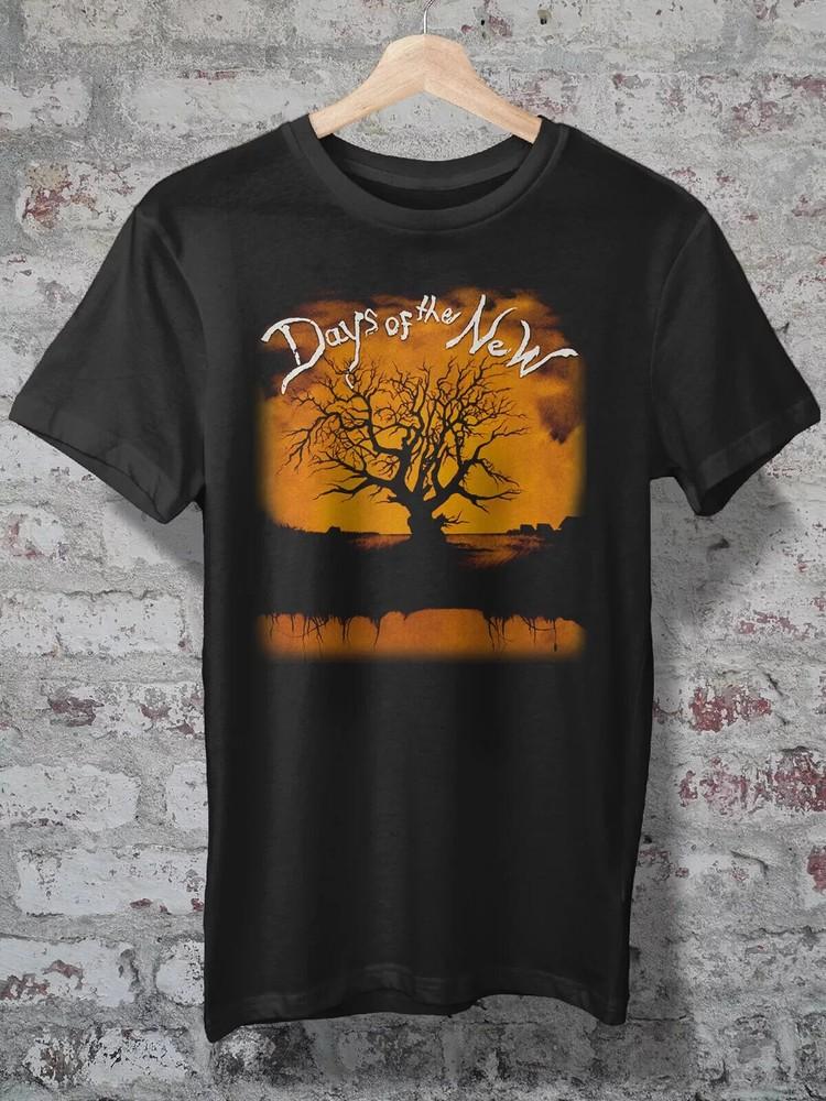 DAYS OF THE NEW Men's Unisex S-234XL Black Shirt