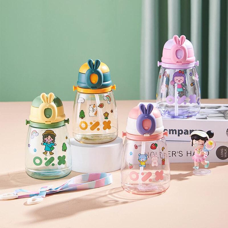 

Changbaosen Cute Cartoon Portable Plastic Water Bottle