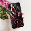 Pour Samsung Galaxy A90 5G Coque Silicone Mignon Mode Fleurs Peinte Drôle Coquille Pour Samsung A90 5G SM-A908B SM-A908N SM-A9080