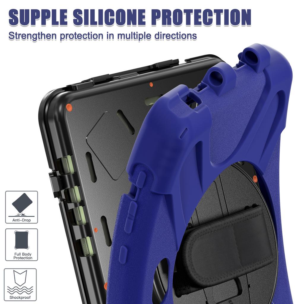 For Samsung Galaxy Tab Active5 Pro X350/X356B/Active Pro T540/T545/T547/Active4 Pro T630/T636 Case Kickstand PC+Silicone Tablet Cover