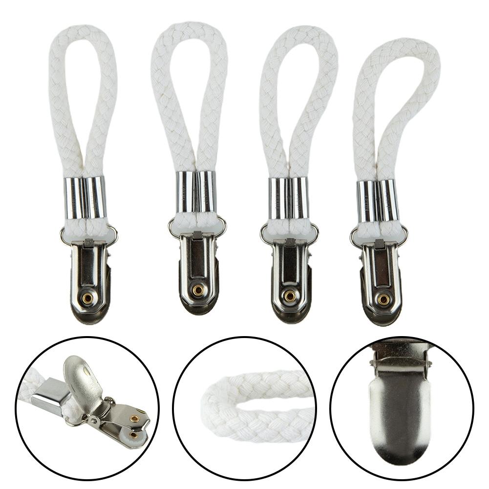 Towel Clips 13*2.5*1cm 4pcs Stainless Steel Brand New