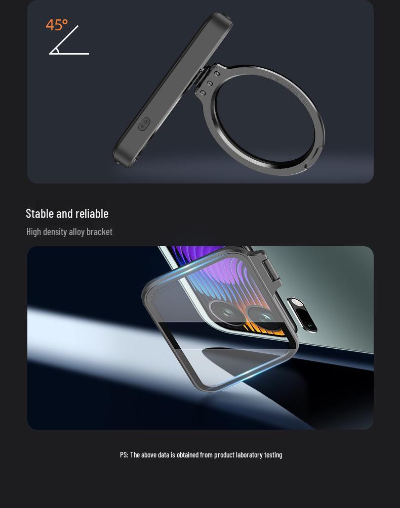 Xiaomi 17Pro Max Phone Case: Metal Lens Stand, Magnetic, Drop-Proof, Protective, Simple Design.