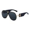 Luxury Oversized Women Sunglasses Stylish Pilot Rimless Sun Glasses Designer Fashion UV400 Protection