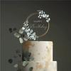 Acrylic Wedding Cake Toppers Multicolor Cake Decorative Card  Baking Ornament