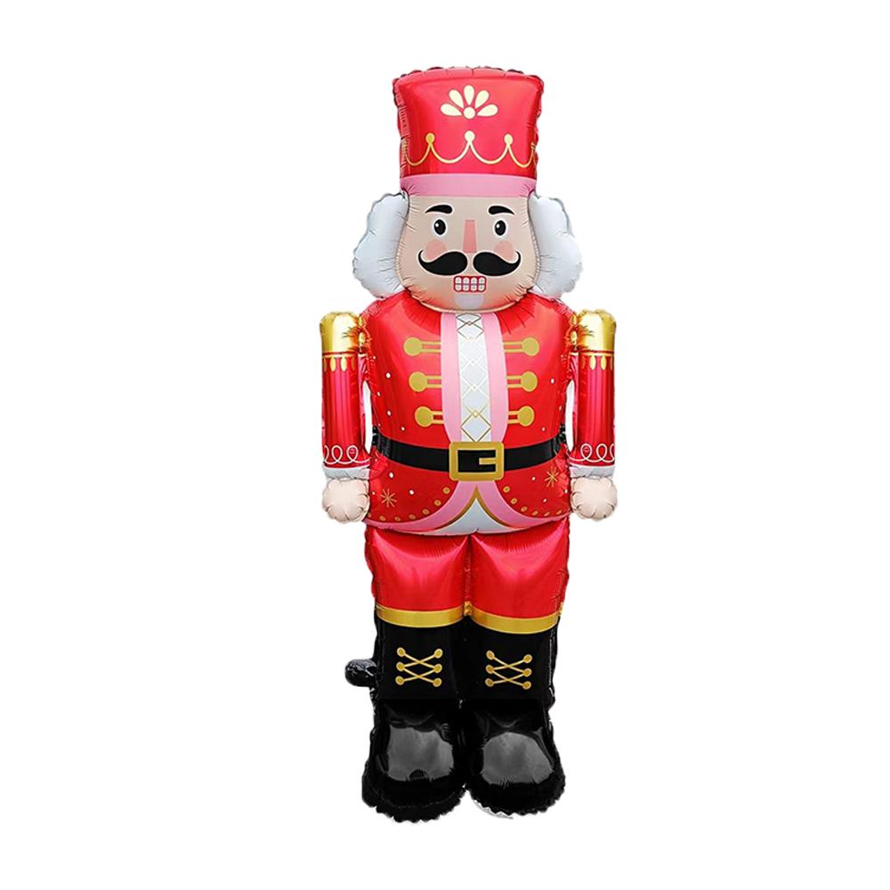

1pcs Large Standing Candy Walnut Guard Balloons, Christmas Theme Event and Scene Decorations, Birthday, New Year s Eve 48in