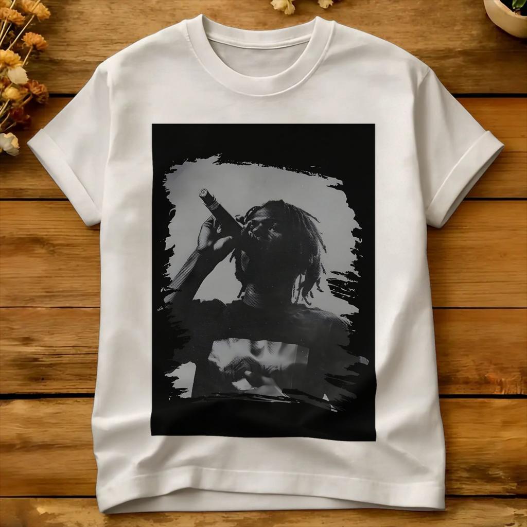 Daniel Caesar Vintage T-Shirt Strandmode T-Shirts Reine Baumwolle Rundhalsausschnitt Große Größen 5XL T-Shirts Kurzarm Y2K Retro T-Shirt