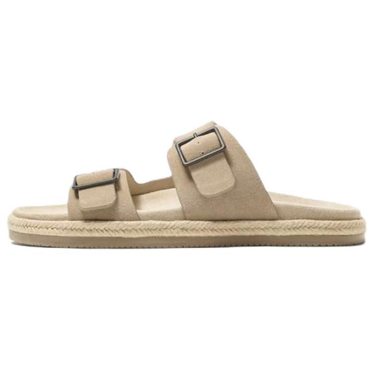 Zara Fashion Versatile Slide Sandals Men Footwear Sand-Brown 2708520107