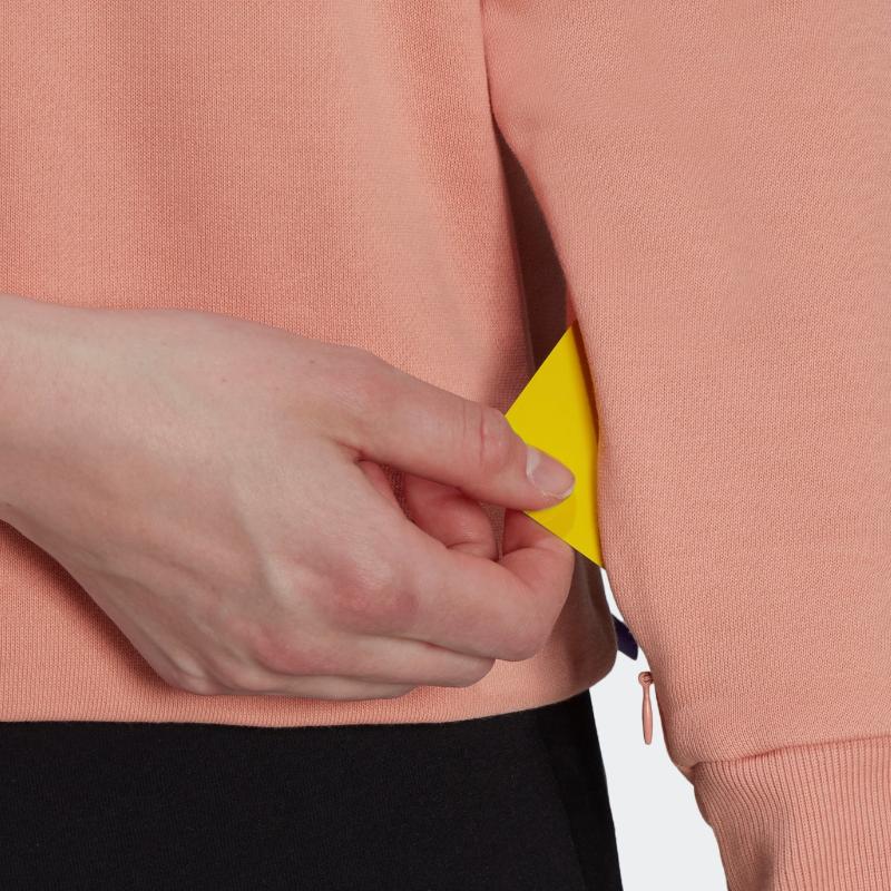 Adidas Essential Logo Hoodie Long Sleeve Women Tops Pink H24082