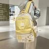Schoolbag cute college schoolbag female niche design versatile Korean ins college style junior high school students lightweight backpack