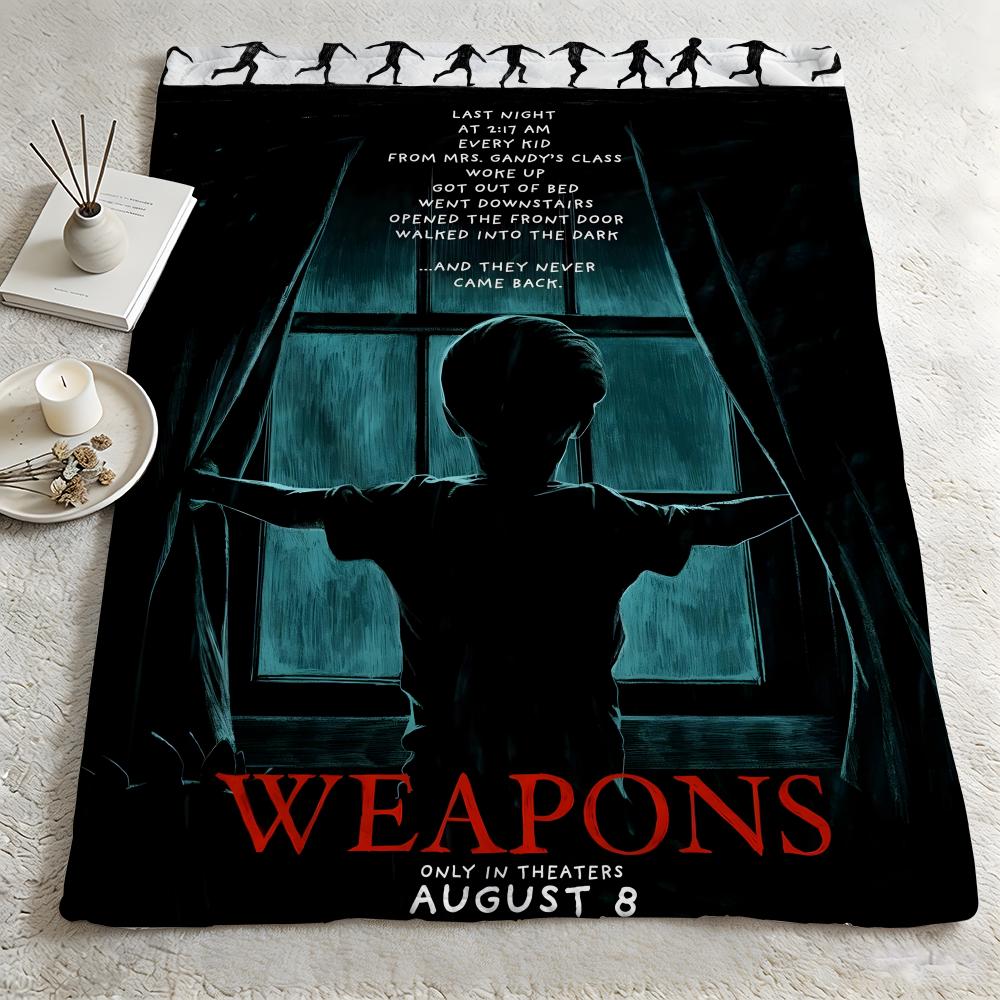 weapon W-Weapons-s Throw Warm Soft Flannel Blanket, Multi-use for Sofa Bed Camping Travel Nap