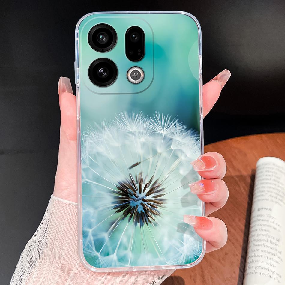 For Oppo Find X9 Pro Phone Case Unique Style Soft TPU Transparent Silicone Lightweight Cover For Oppo Find X 9 Protective Shell