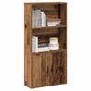 Bookshelf Vintage Wood Look 60 x 24 x 120 cm Engineered Wood