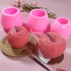 Silicone Mold Diy Aromatherapy Perfect Fit Christmas Plaster Mousse Cake Making Soap Form Candle Apple Durable Material