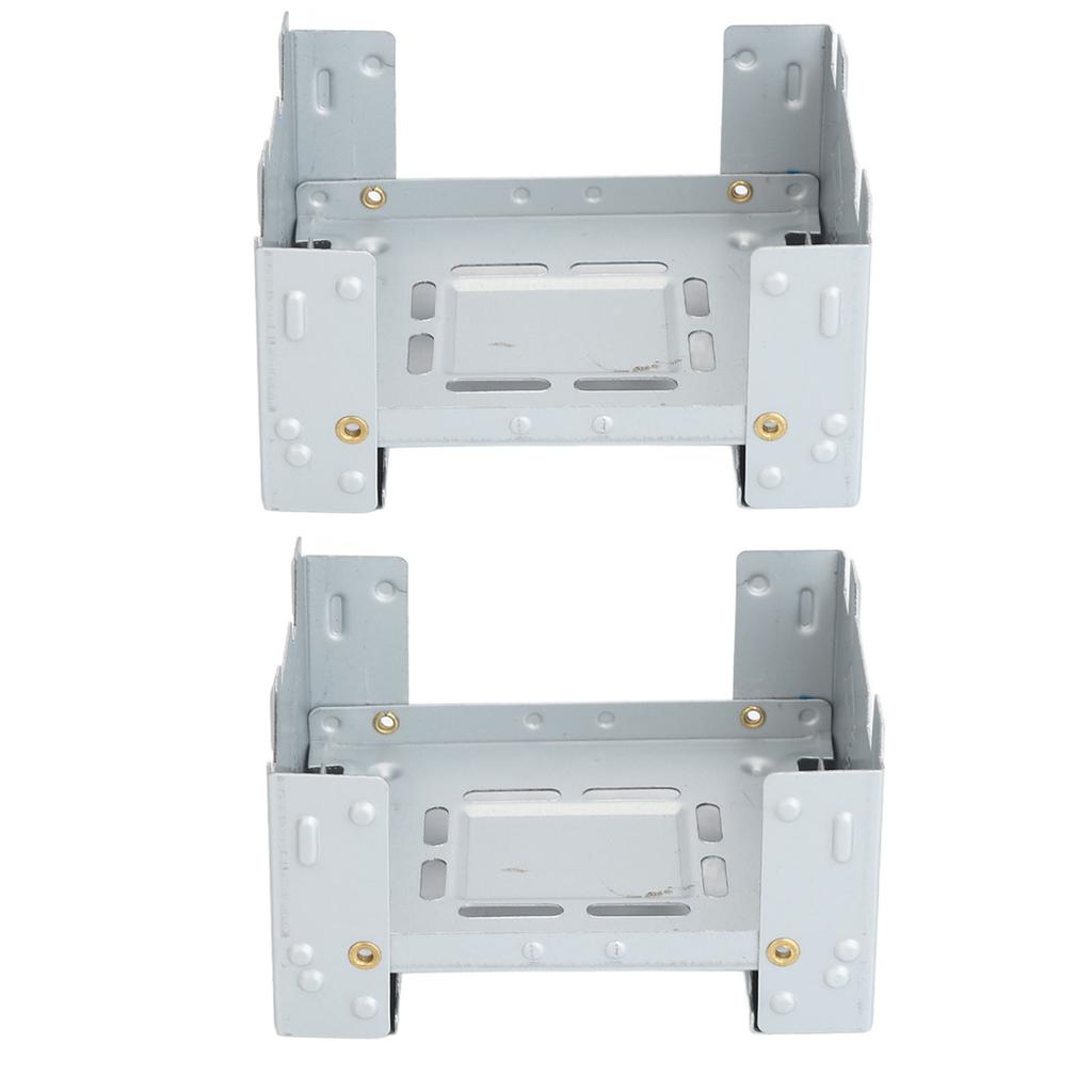 2pcs Folding Alcohol Stove Multipurpose Metal Portable Camping Stove for Backpacking Camping