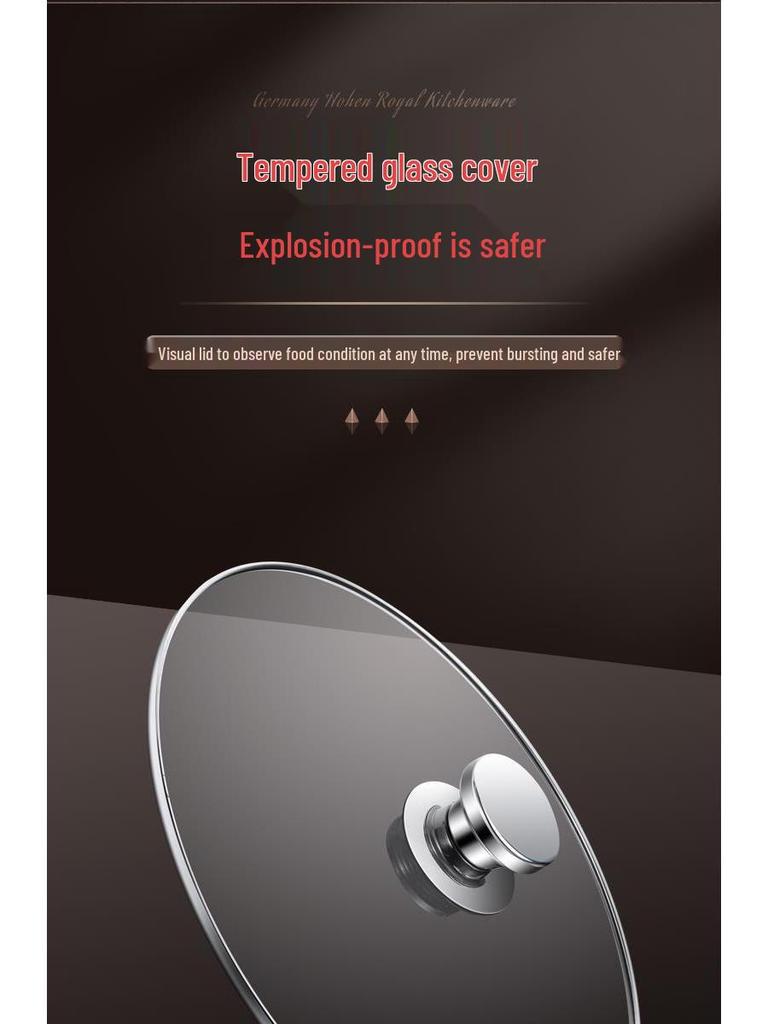 316 Stainless Steel Yin Yang Hot Pot with Induction Cooker Compatibility - Large Capacity Family Soup Pot