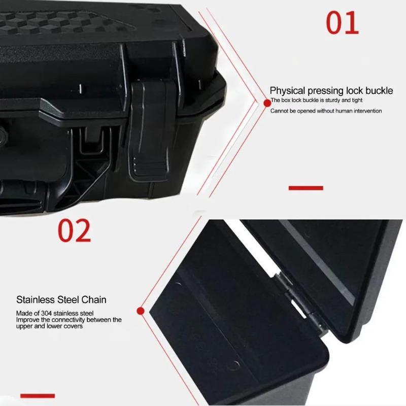 Portable Plastic Angle Grinder Storage Case Waterproof Tool Box For Cordless Electric Grinding Machine