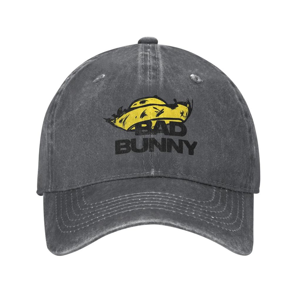 DTmF BBads Bunnyy Baseballkappe Sonne Outdoor Sport Dropshipping Gewaschene Trucker-Kappe FeUnisex Unisex Lässige Druck-Baseballkappen