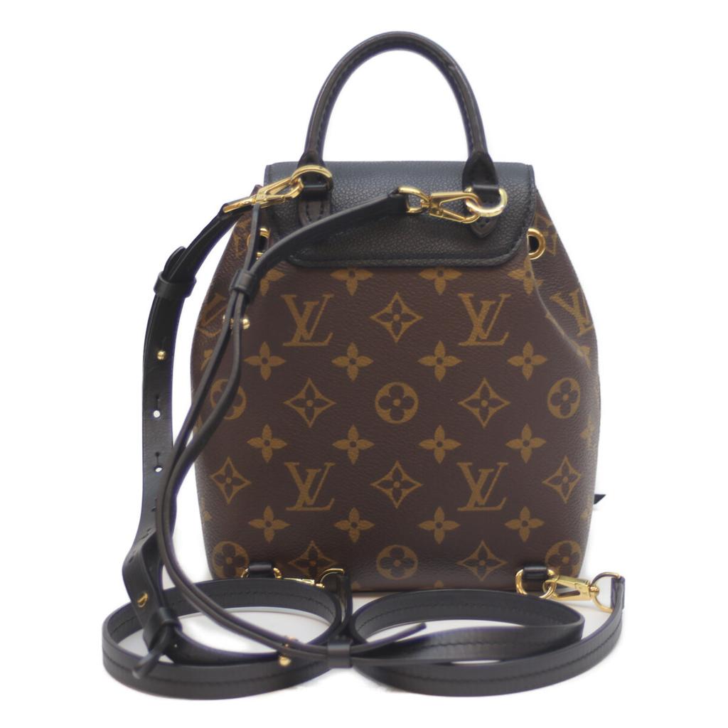 LOUIS VUITTON 20 Year Old M45516 Monogram Noir Montsouris BB Backpack Backpack Brown / BlackUsed