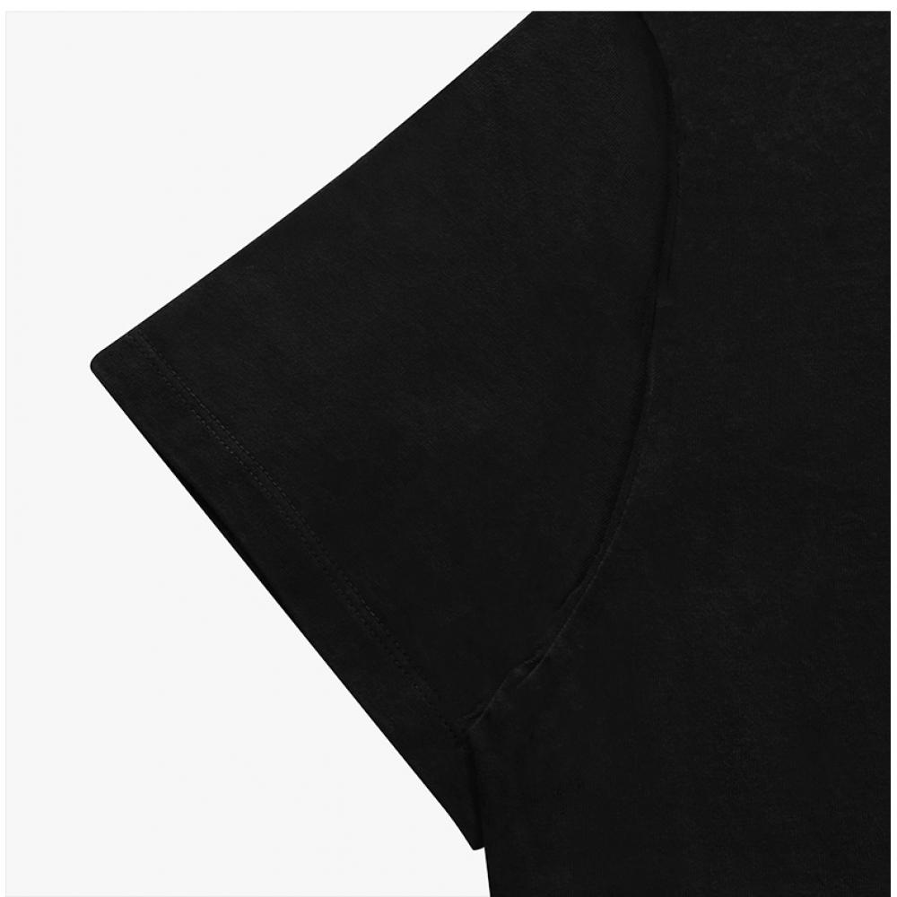 MaiSon KitSune Lw00105kj0008 P199 T-Shirt mit Fuchskopf-Patch für Damen, kurzärmelig