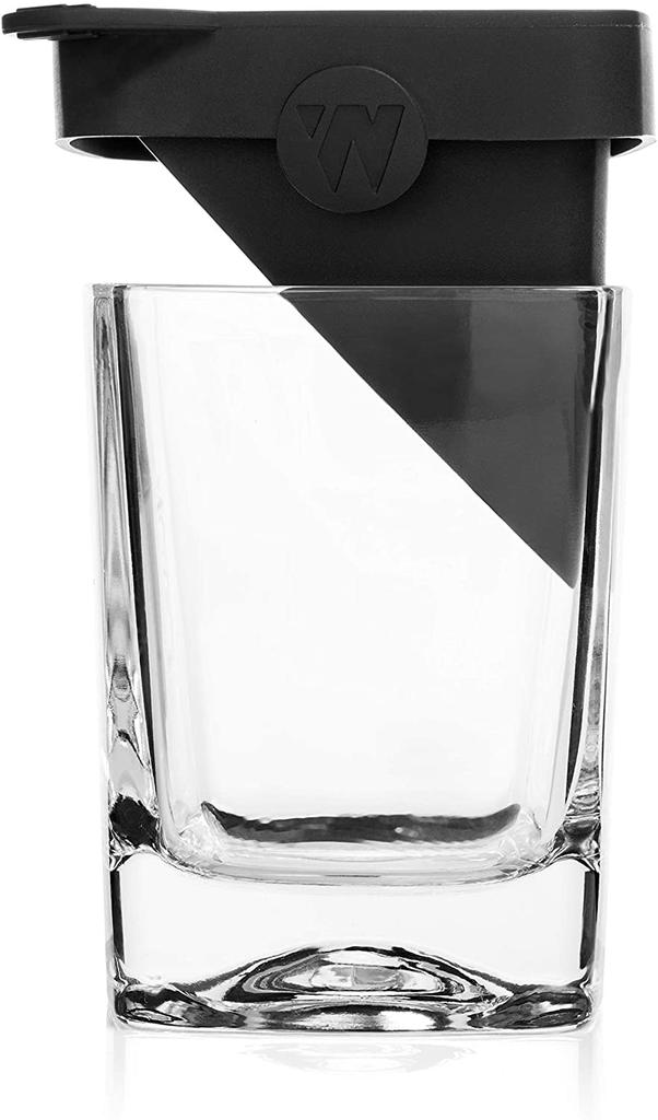 Morning Place Old-Fashioned Glass with Silicone Ice Mold, 240ml (1 piece)