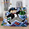 Games Dollar Monopoly Cartoon Money Soft Blankets,Keep Warm Throw Blanket Comfortable Blanket for Picnic Beds Sofa Home Bedroom