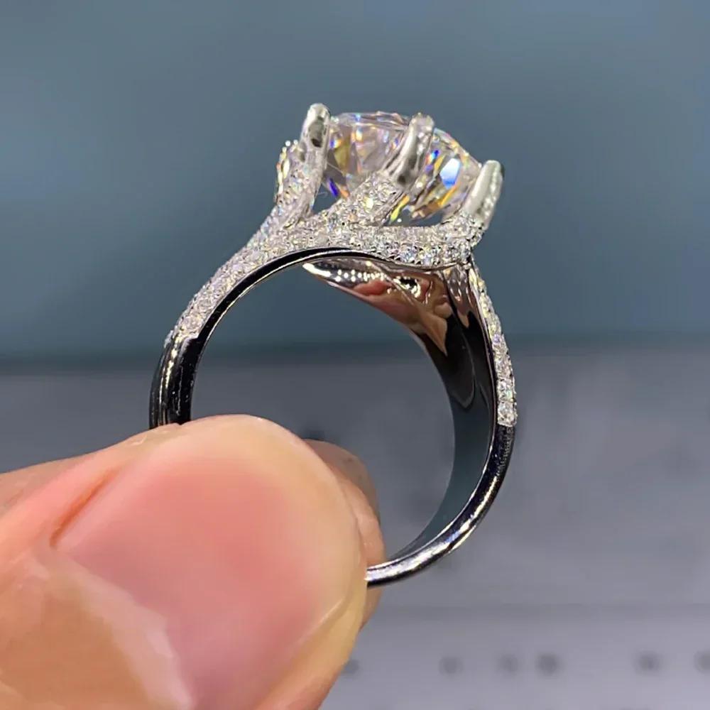 Huitan New Trendy Wedding Eternity Love Ring With Brilliant Cz High-Quality  Color Women'S Rings Anniversary Party Jewelry