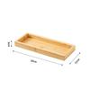Dreifach unterteilte Holz-Servierplatte