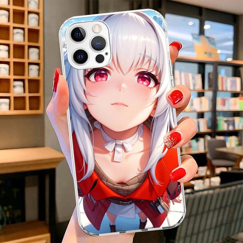 

Honkai Star Rail Clara Cover Phone Case For iPhone 16 17 Air 15 14 Pro Max 16E Phone Case 13 Mini 12 11 7 SE 8 Print Pattern Fit iPhone 15