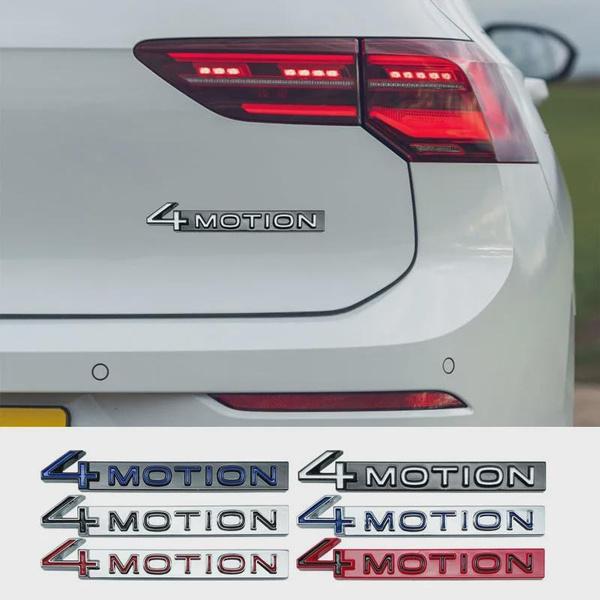 

Металлический значок 4 MOTION, эмблема на переднюю решетку автомобиля, наклейка на задний багажник для гольфа, поло, Passat Tiguan Jetta Touran Bora CC