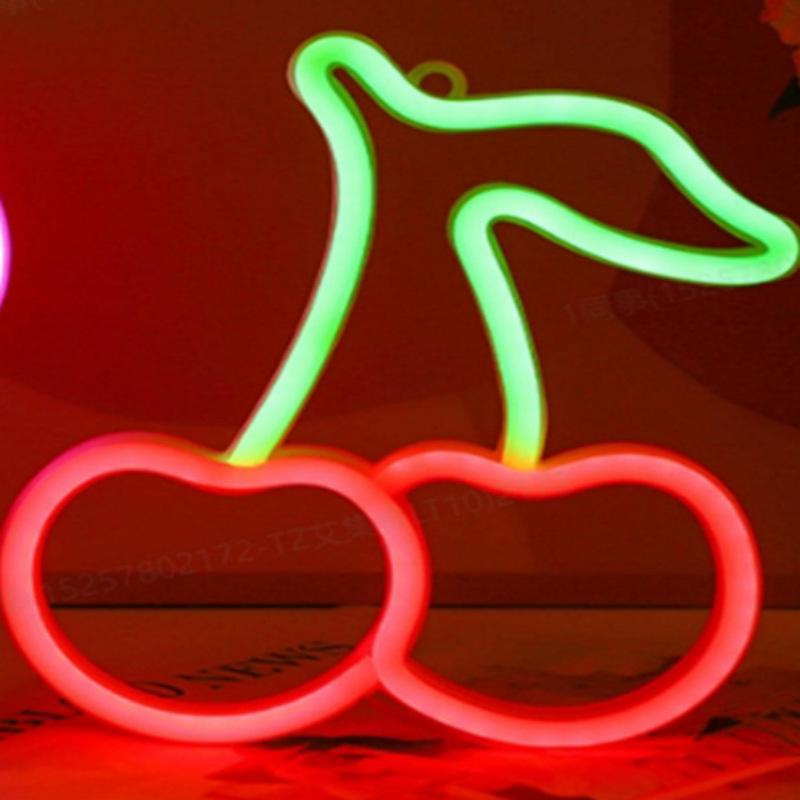 LED Neon Decorative Lights: Cloud, Lightning, Musical Notes, Moon, Bat