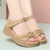 Flat-Soled Mother Shoes Sandals For Women 2025 Thick Sole New Shoes For Women's Sponge Cake Soft Sole Summer Women's Shoes