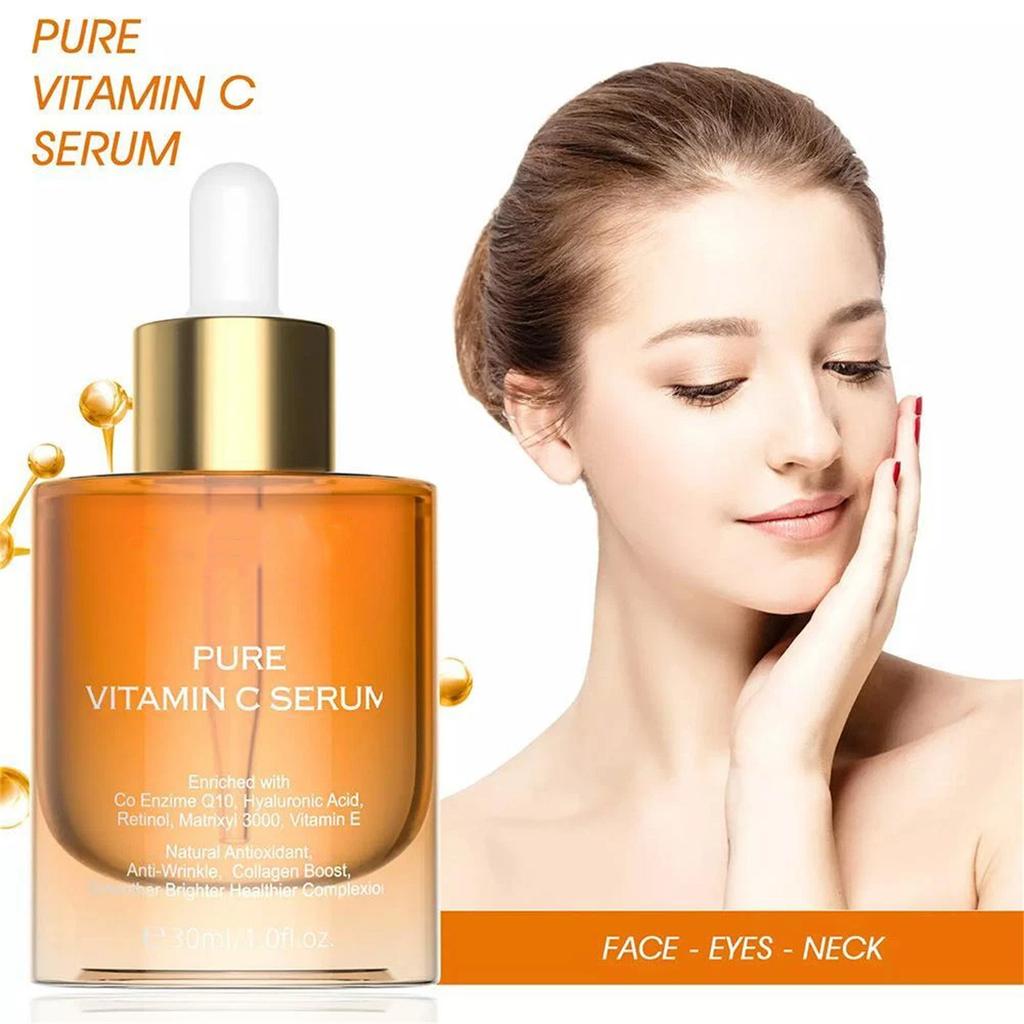 VC Serum Powerful Aging Collagen Face Day Night 30ml