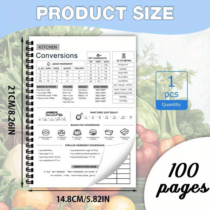 A5 Recipe Notebook: Handmade Dietary Diary & Kitchen Cooking Collection