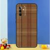 Custodia a Quadretti Marrone Per Samsung Galaxy A54 A34 A14 A13 A23 A33 A53 A52 A32 A12 A56 A36 A16 A15 A35 A55 A17