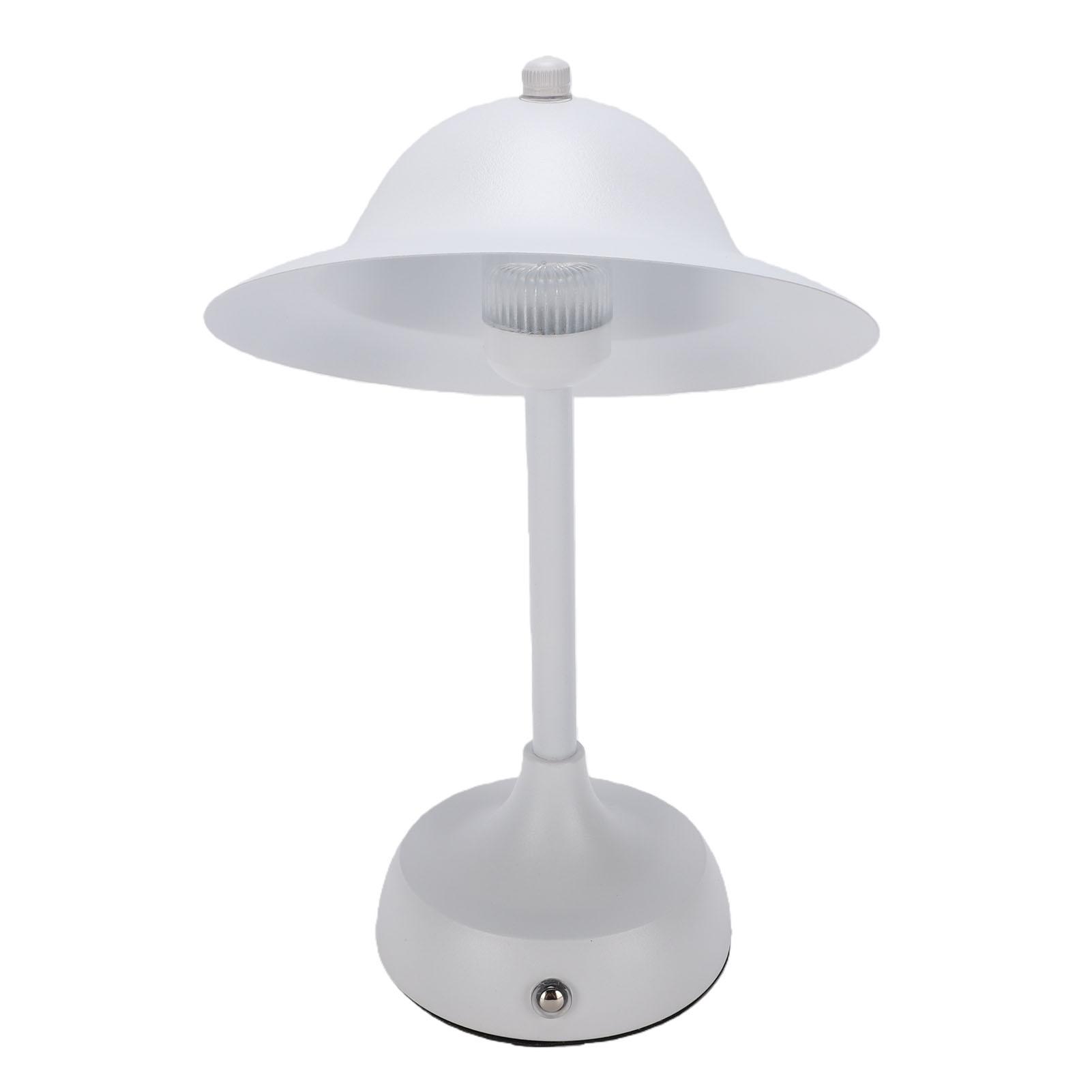 

Cordless Table Lamp Aluminum Alloy Rechargeable Portable Sliding Table Lamp Decoration for Bedroom Living Room білий
