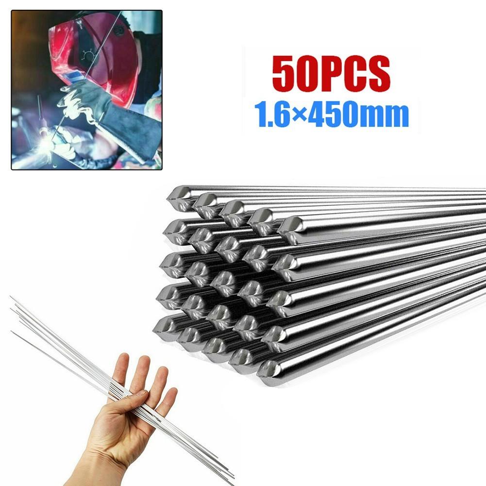 

50 шт. Алюминиевые сварочные прутки Низкотемпературные Быстрые Легкие Паяльные провода 1,6*450 мм 50pcs