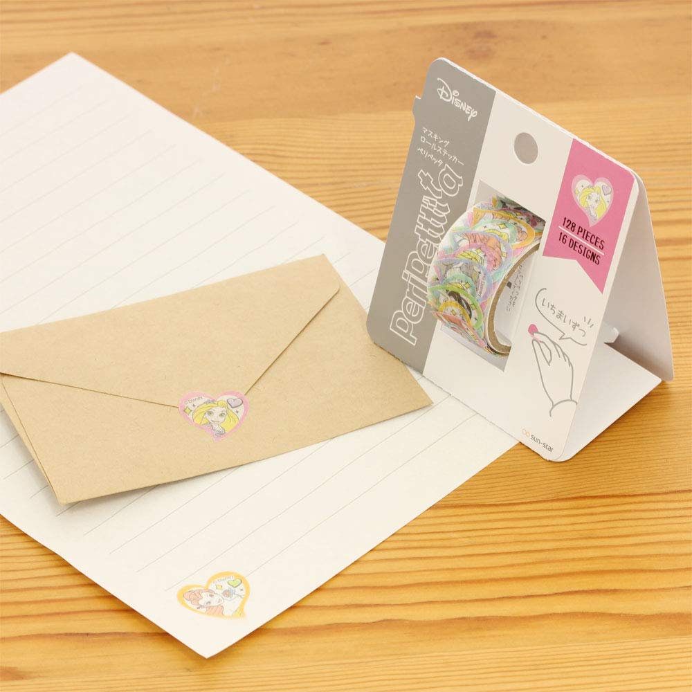Sunstar Stationery Disney Roll Sticker Peripetta Princess S4834313