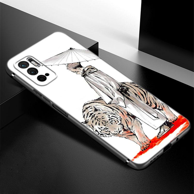 Husa de telefon Anime Jujutsu Kaisen pentru Xiaomi Redmi Note 7 8 9 10 Lite 11 11E 11T 12 Pro 11S 4G 10T 5G 8T 9S 10S Husa neagra TPU