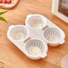 with Lid Microwave Egg Poacher Non-stick Egg Maker Food Grade Pans Egg Poacher  Breakfast