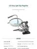 60mm Mechanical Soldering Iron Kit with LED and Magnifier