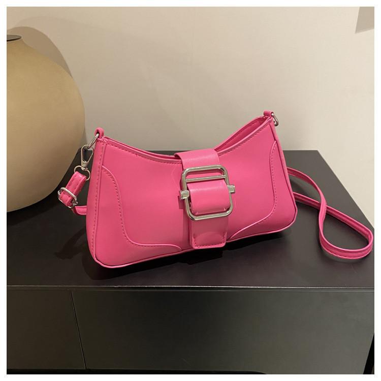 Retro Texture Patchwork Minimalist Fashion Spring 2024 New Trendy Handbag Shoulder Bag