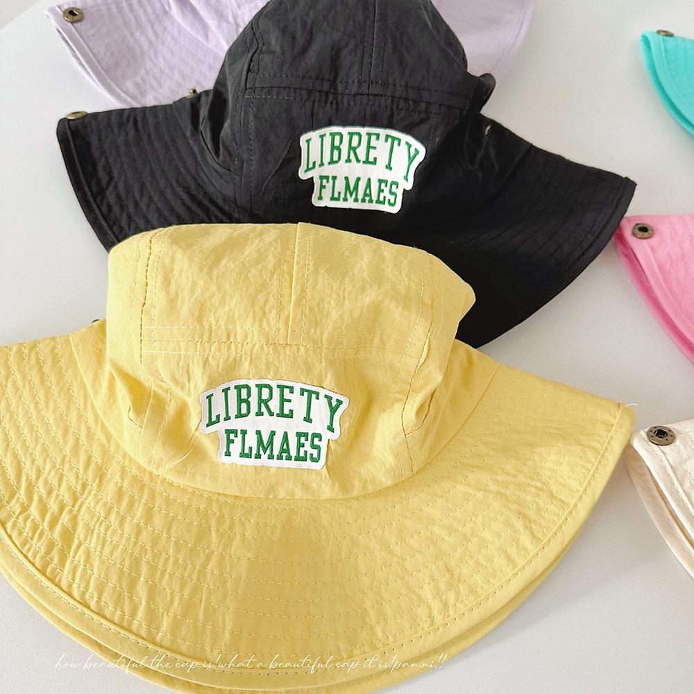Kids Fisherman Cap Summer Quick Dry Breathable Foldable Panama Travel Hats Boys Girls Adjustable Big Brim Toddler Beach Hat