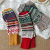 Autumn/Winter Warm Leg Warmers: Korean Knit Color Block Socks - European Style Women's Calf Foot Cover