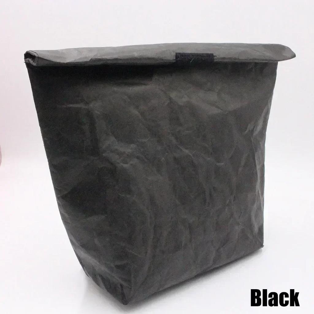 Multi Color Waterproof Sealed Bag Insulation Bag Kraft Paper Lunch Packaging Bag Office Workers Portable Tear Resistant Washable