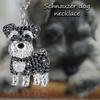 Exquisites Schnauzer-Anhänger-Halskette Welpen-Ästhetik Halsketten-Accessoires Trendige Halskettenkette Unisex
