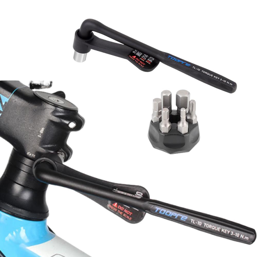 Bicycle Torque Wrench with Nylon Handle 10-20N.m Bike Torque Wrench Inner Hexagon Set 3-10N.m Bike Spanner Tool for Bike Repair