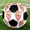 1PC Sevilla logo size 5 soccer ball PrahaIndoor Soccer Ball Colorful All Ages Machine Stitched PVC Competition Ready Durable High-Bounce