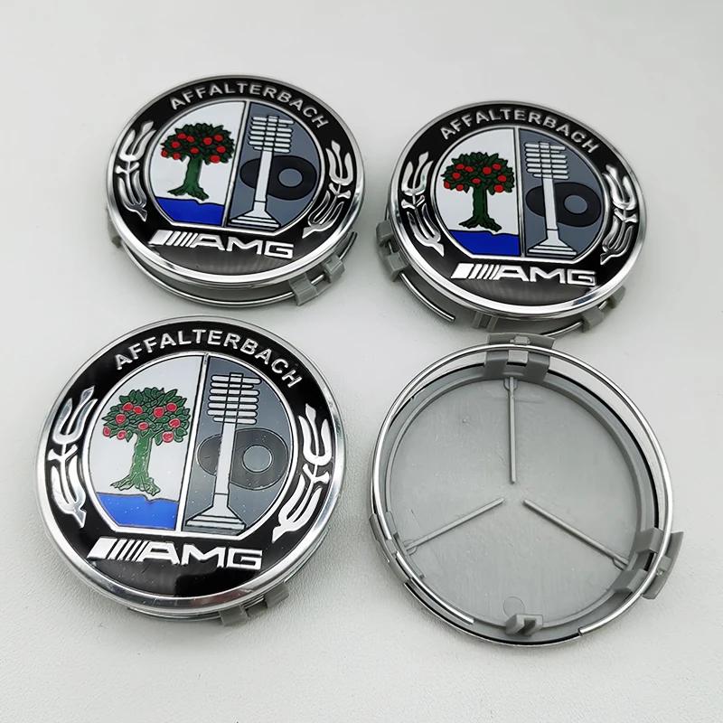 4pcs ABS 75mm Car For Mercedes Benz Wheel Center Hub Caps W176 W246 W203 W177 W204 W205 W212 W213 X156 W117 X253 W118 W166 W167
